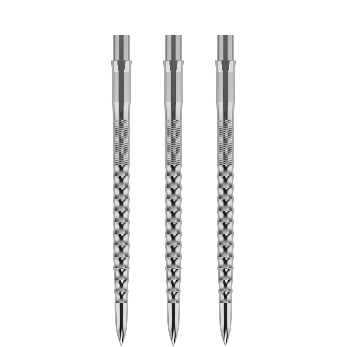 Mission Caliburn Replaceable Dart Points - Ripple - Silver