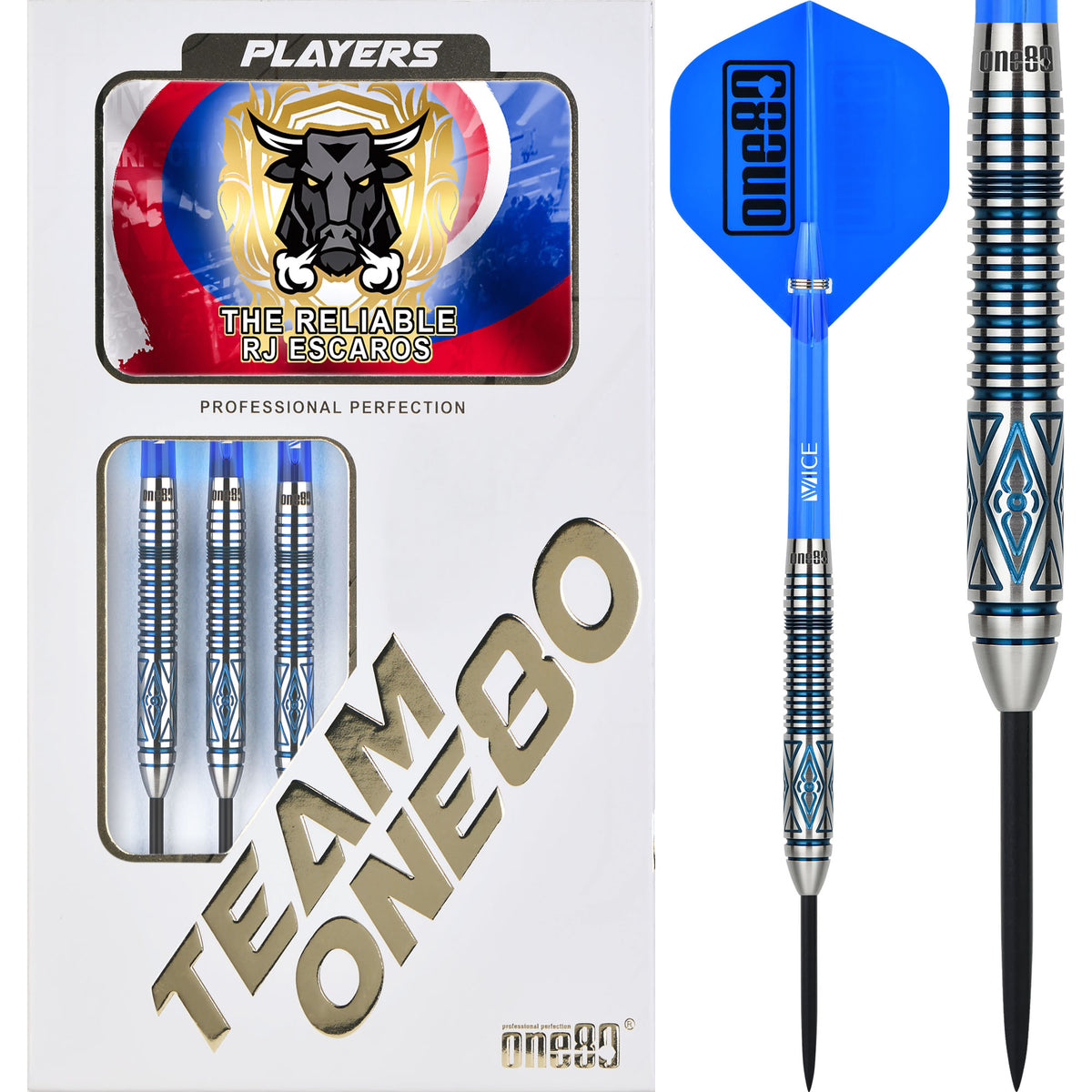 One80 RJ Escaros Darts - Steel Tip - 90% Tungsten