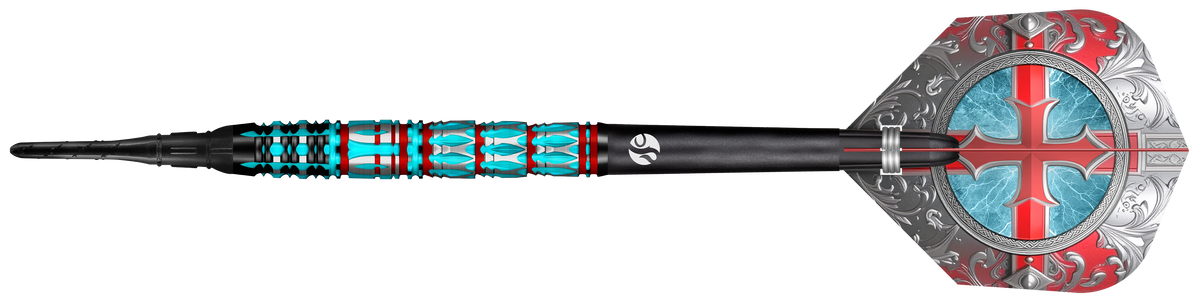 Shot Future Knights Darts - Soft Tip - 95% Tungsten - St George