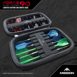 Mission Force 90 Dart Case - EVA Moulded Wallet - Limited Edition - Large - Grey Denim