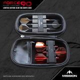 Mission Force 90 Dart Case - EVA Moulded Wallet - Limited Edition - Slim - Grey Denim