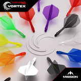 Mission Force 90 Vortex - Moulded Flight & Shaft - Kite