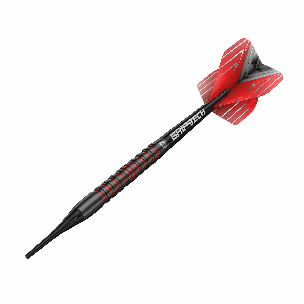 Goat Podium Darts - Soft Tip - 80% Tungsten - Black & Red - 20g