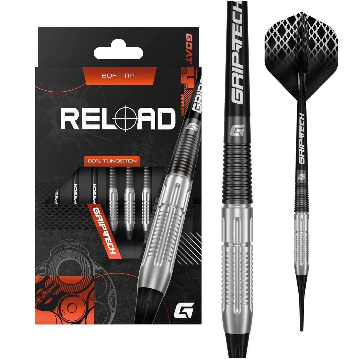 Goat Reload Darts - Soft Tip - 80% Tungsten - 20g