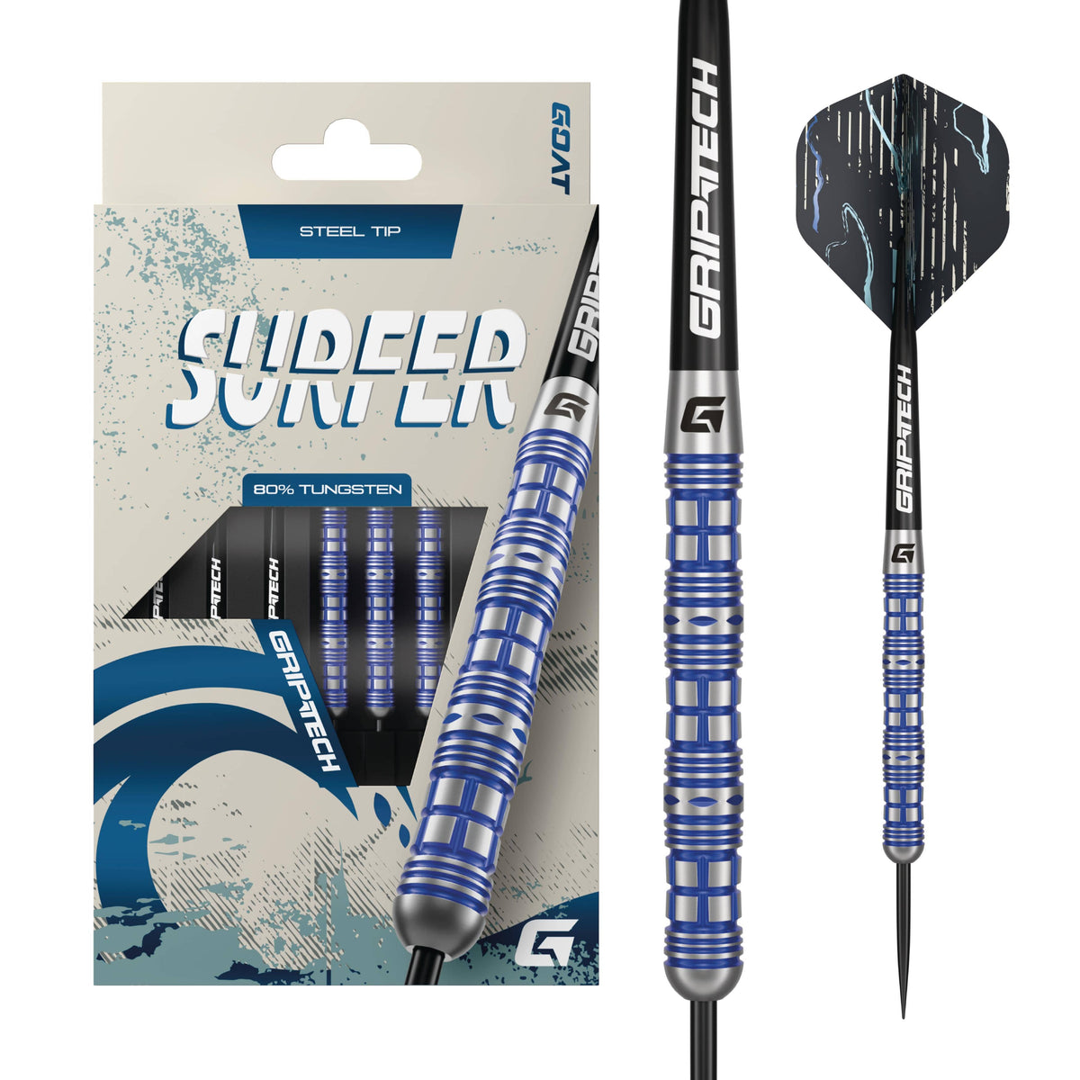 Goat Surfer Darts - Steel Tip - 80% Tungsten