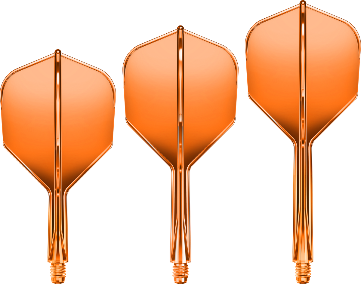 Goat A1R Dart Flights - Moulded Flight & Shaft System - Standard No6 - Orange