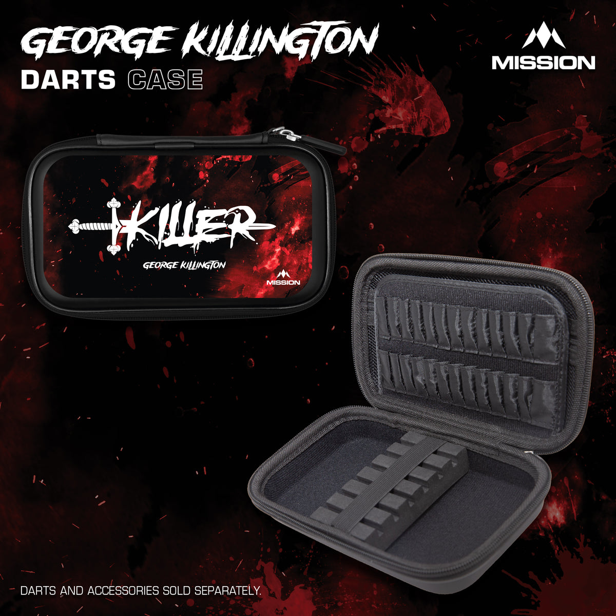 Mission Darts Players- EVA Dart Case - George Killington