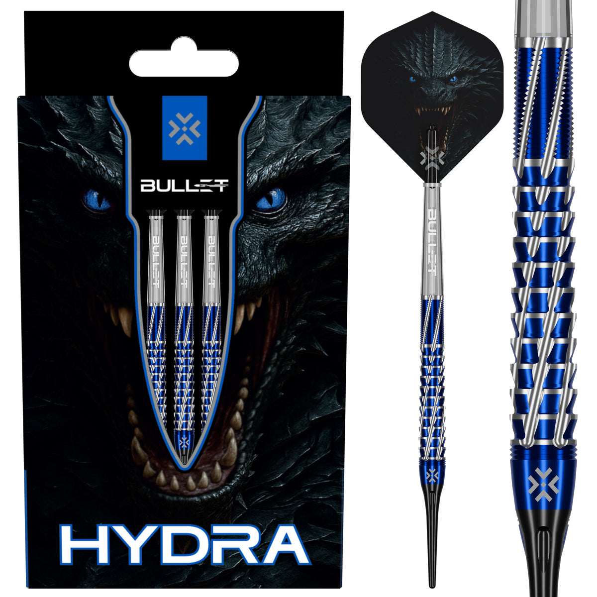 Bullet Hydra Darts - Soft Tip - 95% Tungsten