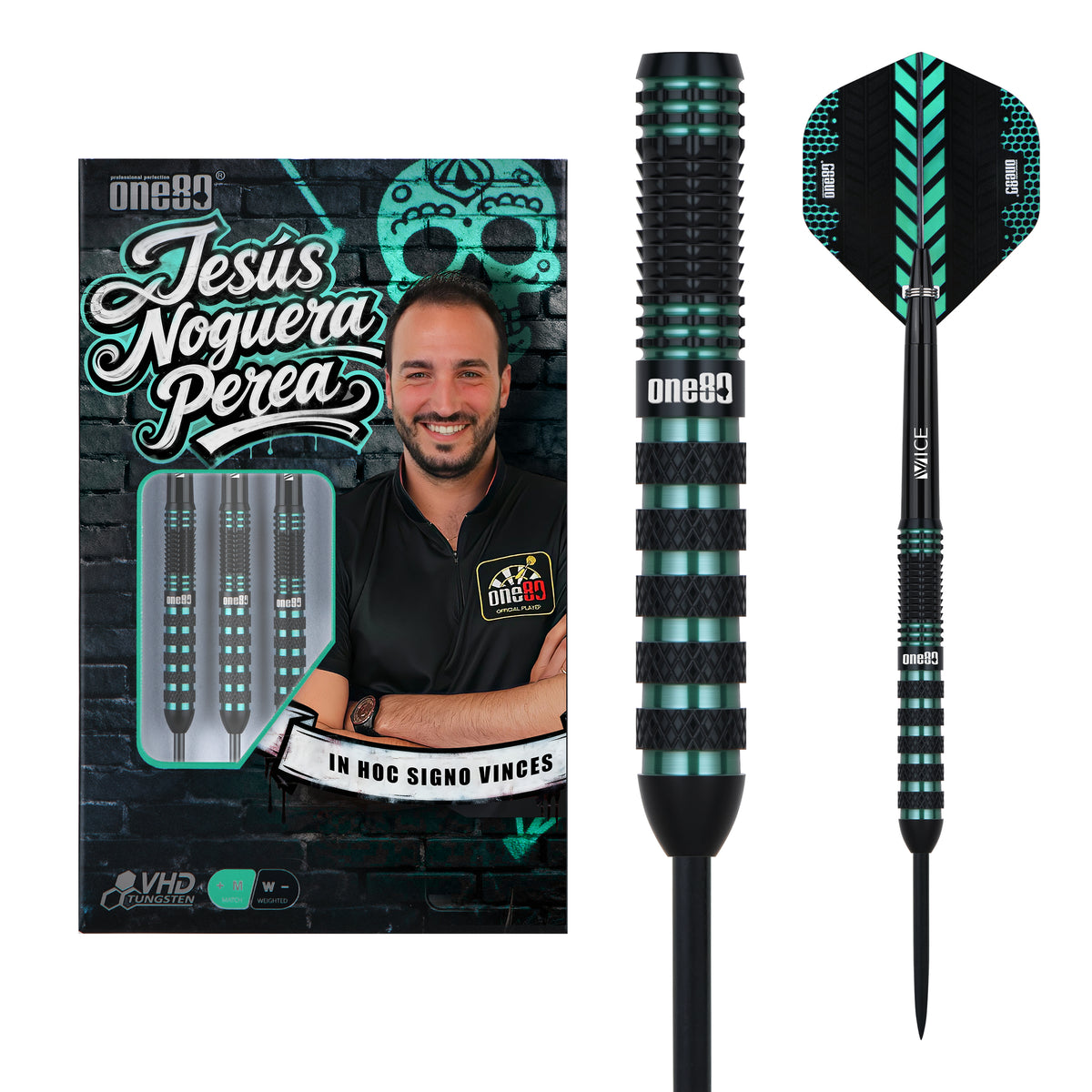 One80 Jesus Noguera Perea Darts - Steel Tip - 90% Tungsten