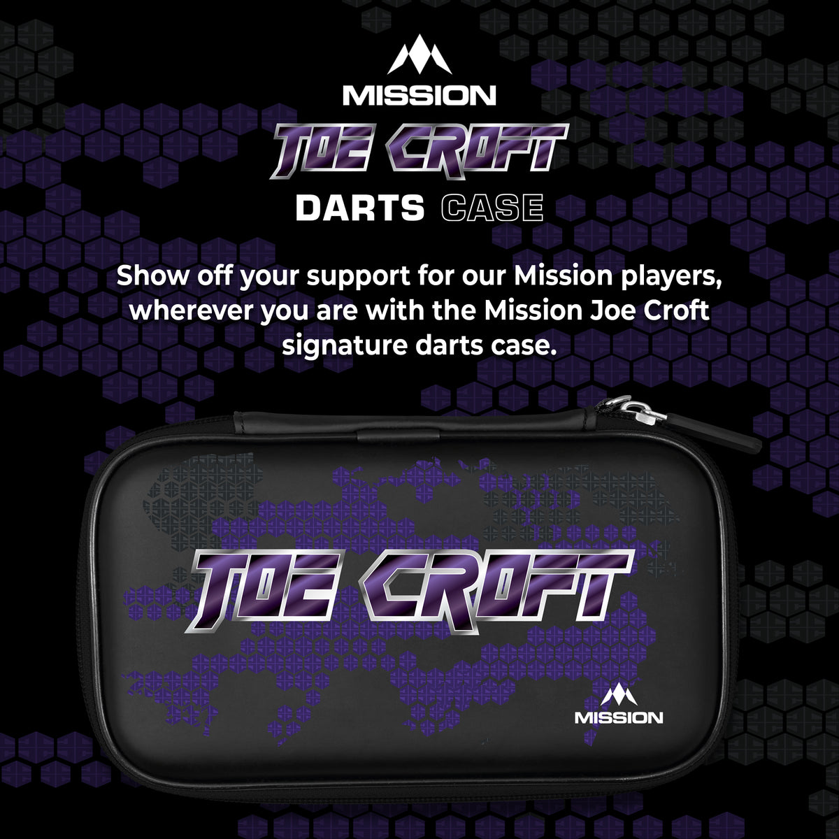 Mission Darts Players- EVA Dart Case - Joe Croft