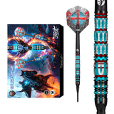 Shot Future Knights Darts - Soft Tip - 95% Tungsten - St George