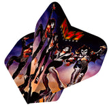*Kiss Dart Flights - Official Licensed - 100 Micron - No2 - Std - F3 - Black - Destroyer