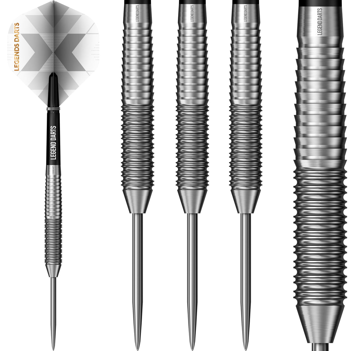 *Legend Darts - Steel Tip - 90% Tungsten - Pro Series - V13 - Rear Shark