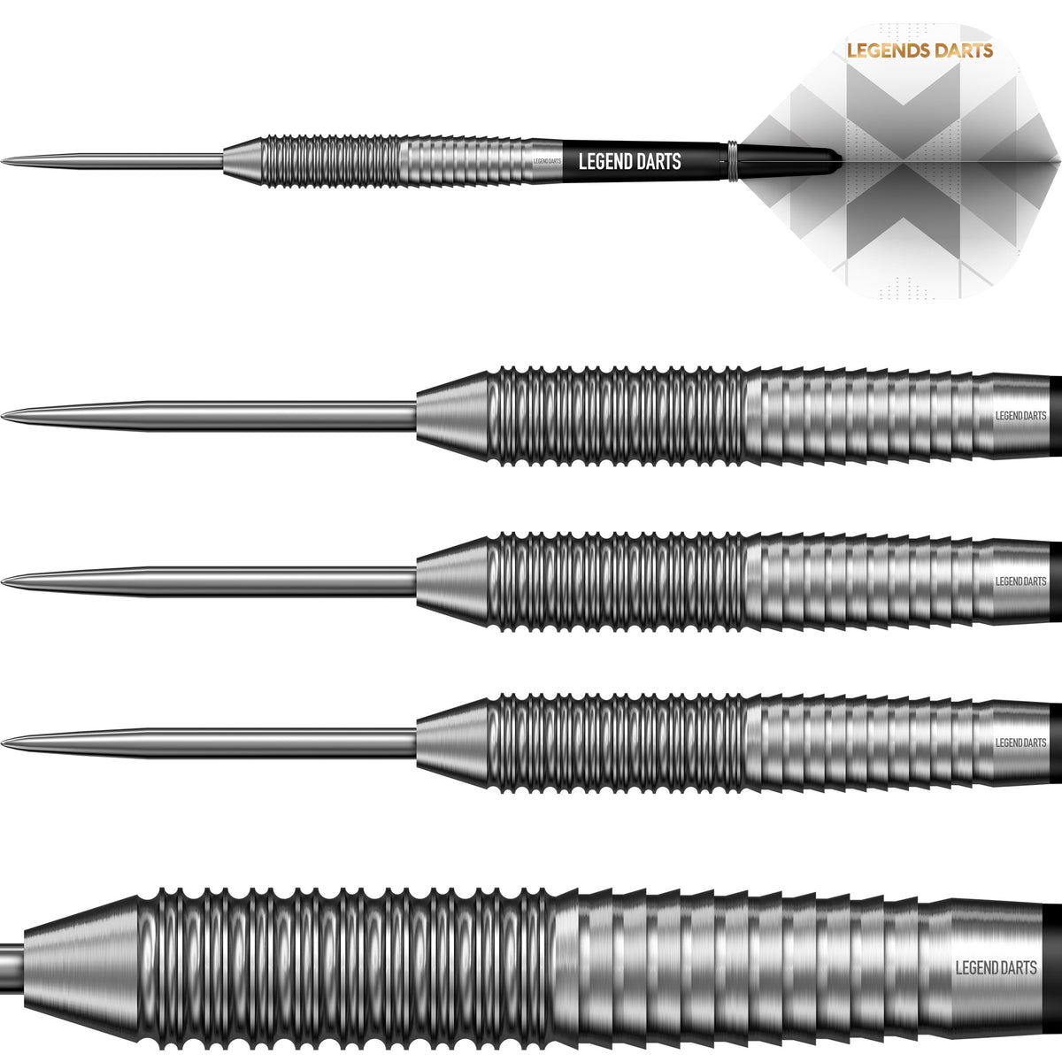 *Legend Darts - Steel Tip - 90% Tungsten - Pro Series - V13 - Rear Shark