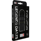 Legend Darts - Steel Tip - Revolution Series - B07 - Black - Multi Ring