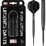 *Legend Darts - Steel Tip - Revolution Series - B08 - Black - Torpedo Ring