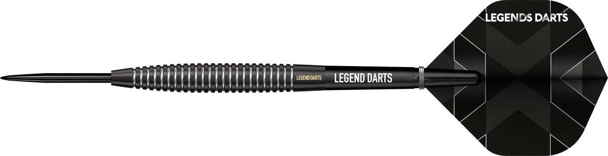 *Legend Darts - Steel Tip - Revolution Series - B08 - Black - Torpedo Ring