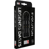 Legend Darts - Steel Tip - Revolution Series - B09 - Black - Knurled Bomb