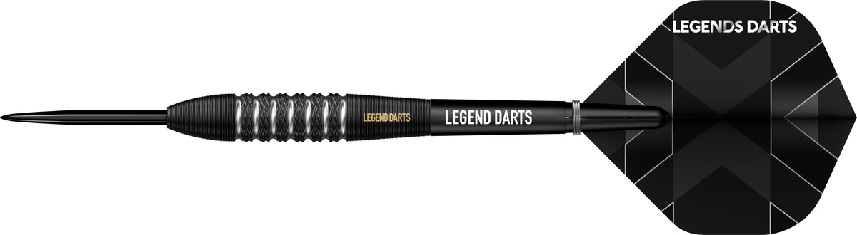 Legend Darts - Steel Tip - Revolution Series - B09 - Black - Knurled Bomb