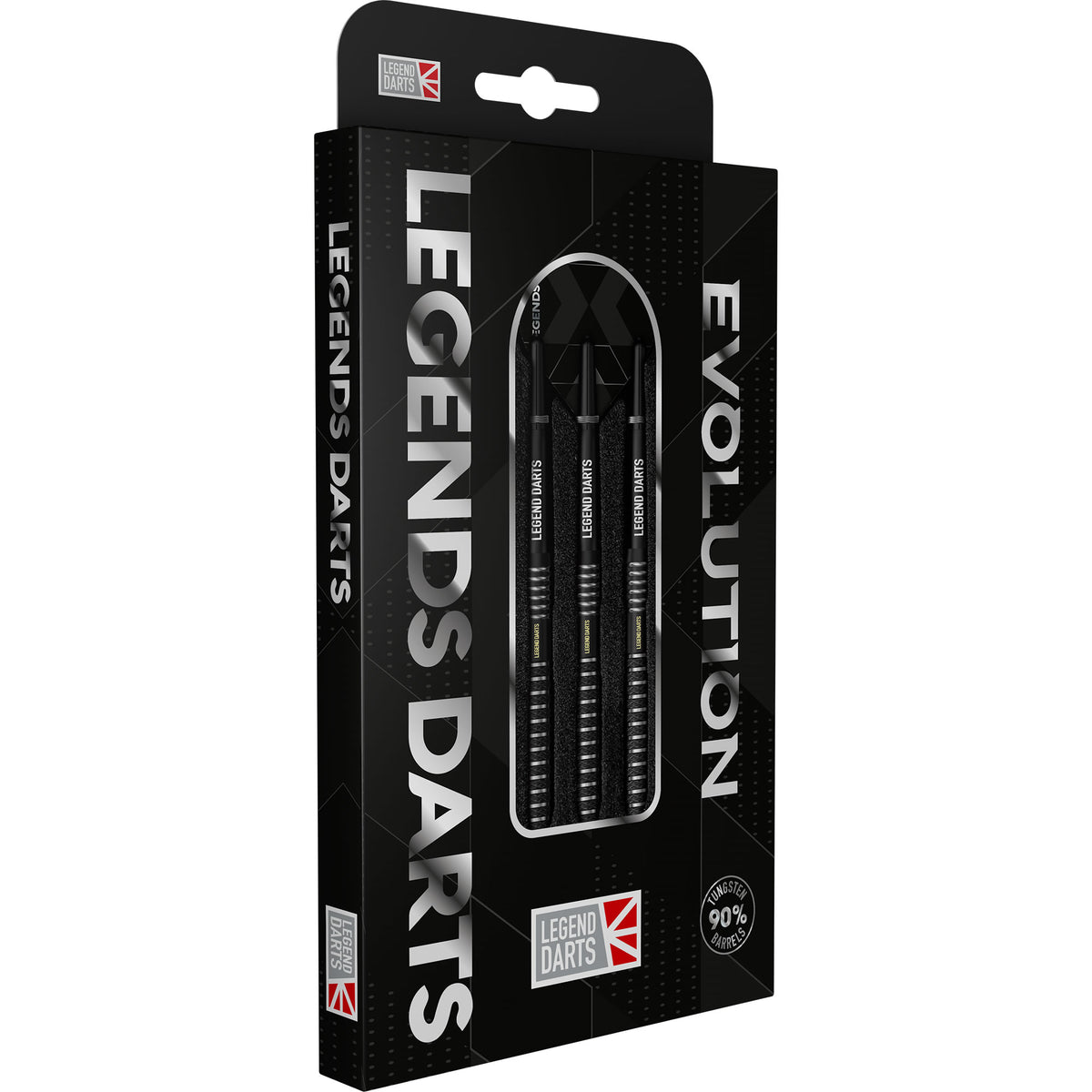Legend Darts - Steel Tip - Revolution Series - B10 - Black - Front Knurl