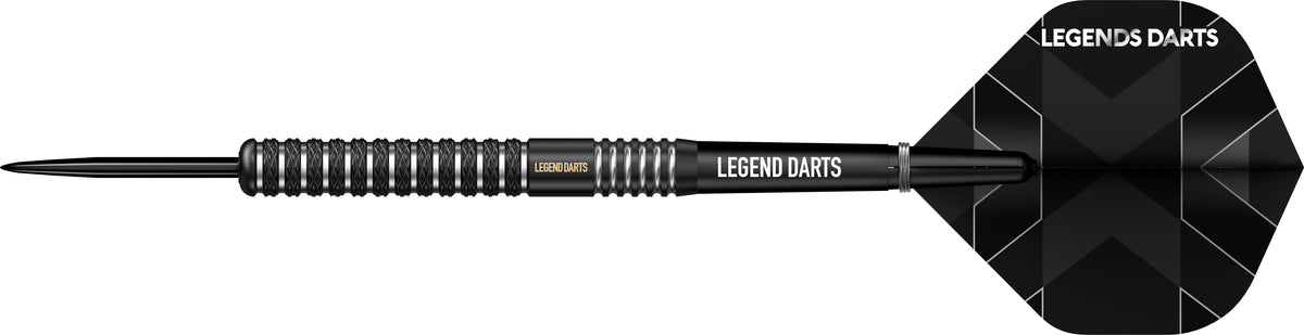 Legend Darts - Steel Tip - Revolution Series - B10 - Black - Front Knurl