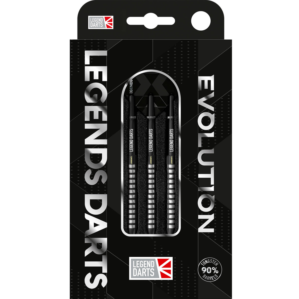 *Legend Darts - Steel Tip - Revolution Series - B11 - Black - Wide Ring