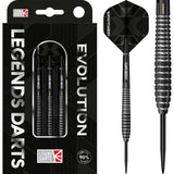 Legend Darts - Steel Tip - Revolution Series - B12 - Black - Torpedo Mix