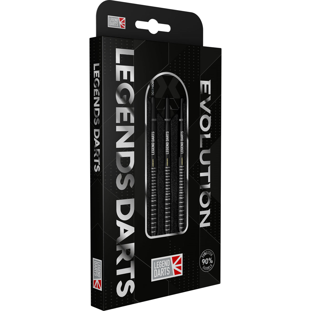 Legend Darts - Steel Tip - Revolution Series - B12 - Black - Torpedo Mix