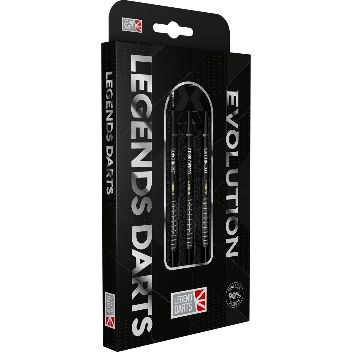 *Legend Darts - Steel Tip - Revolution Series - B13 - Black - Grenade Bomb