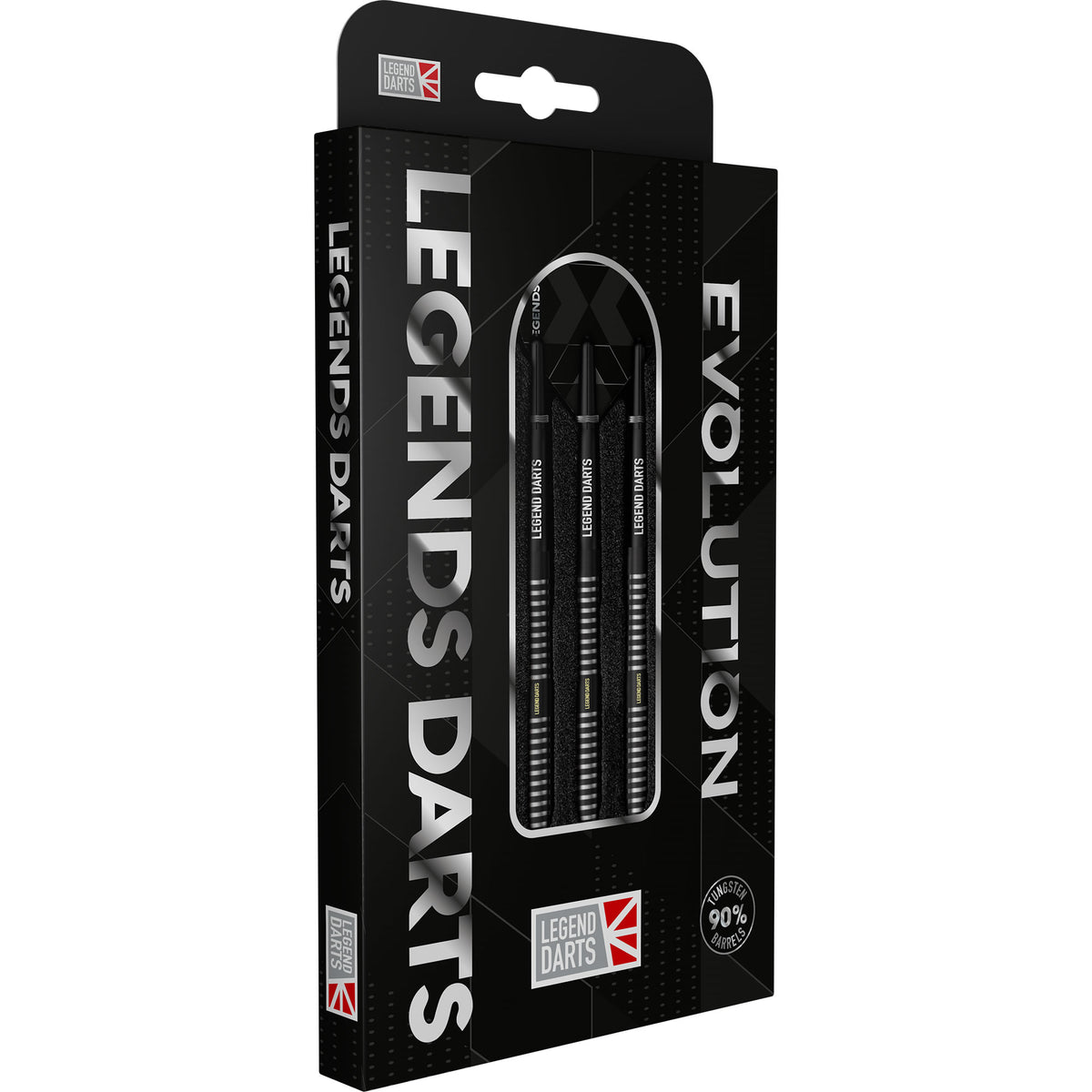 *Legend Darts - Steel Tip - Revolution Series - B14 - Black - Rear Taper