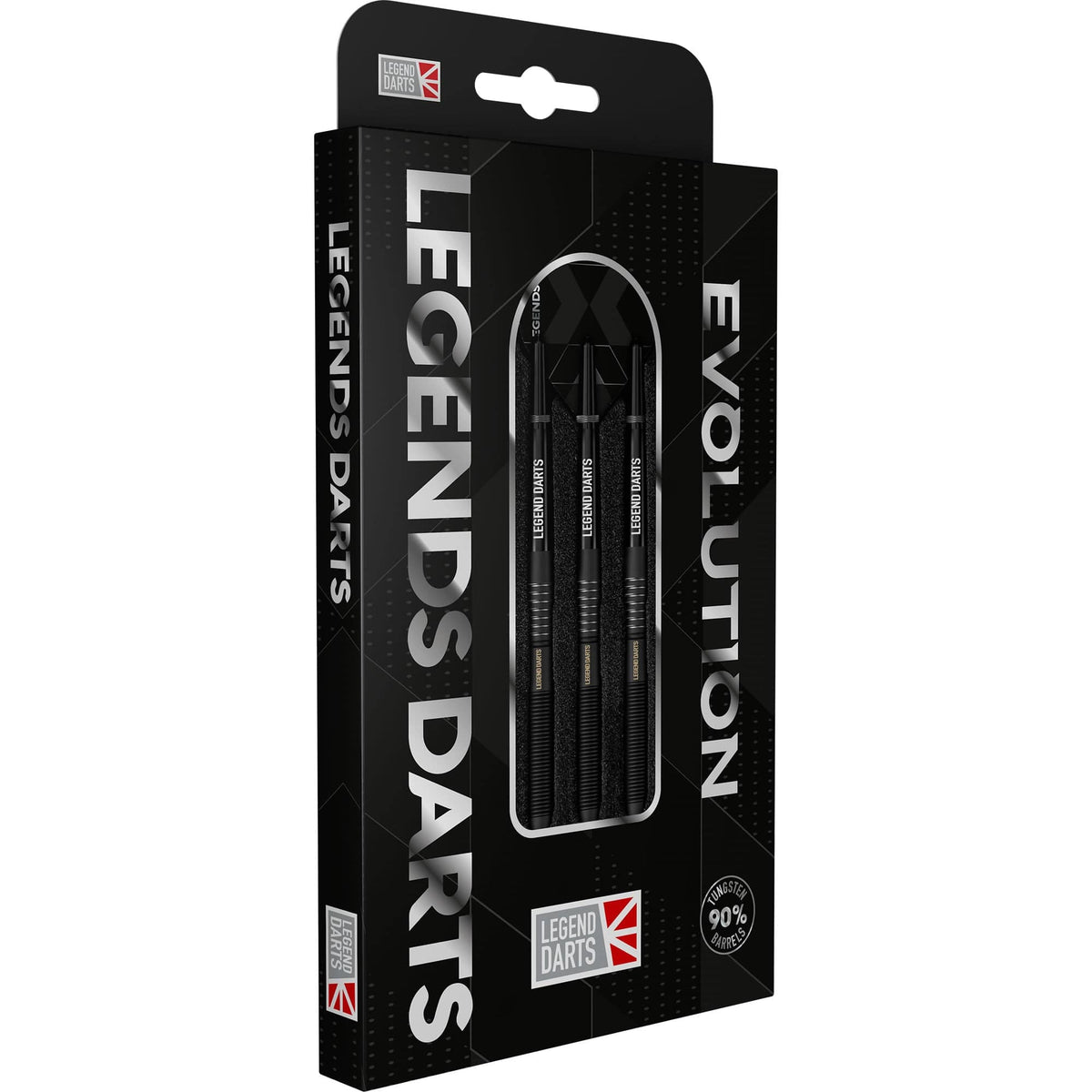 Legend Darts - Steel Tip - Revolution Series - B16 - Black - Straight