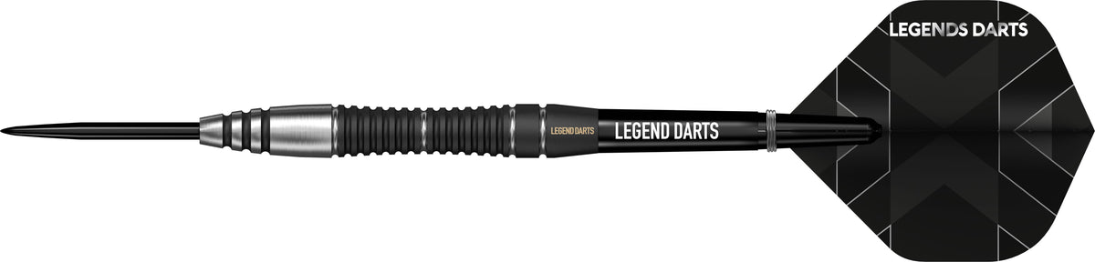 Legend Darts - Steel Tip - Revolution Series - B17 - Black - Scallop