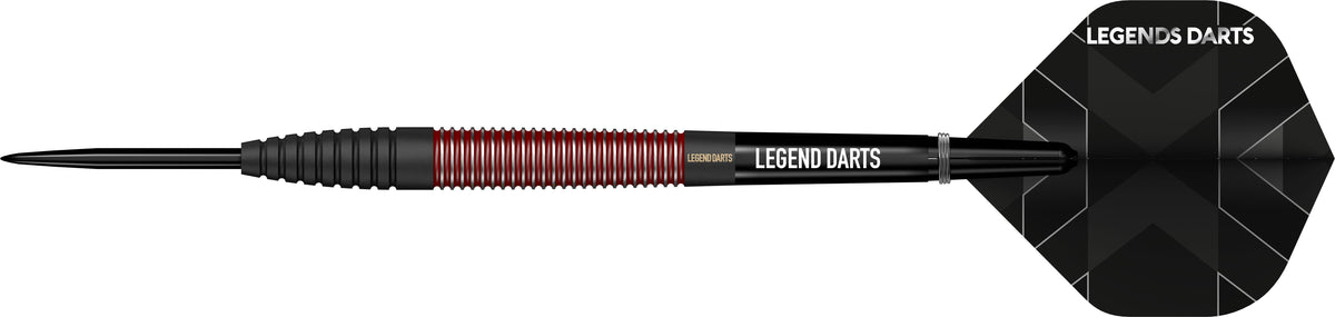 Legend Darts - Steel Tip - Evolution Plus Series - BC01 - Black & Red - Torpedo