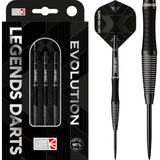Legend Darts - Steel Tip - Revolution Series - B01 - Black - Micro Scallop