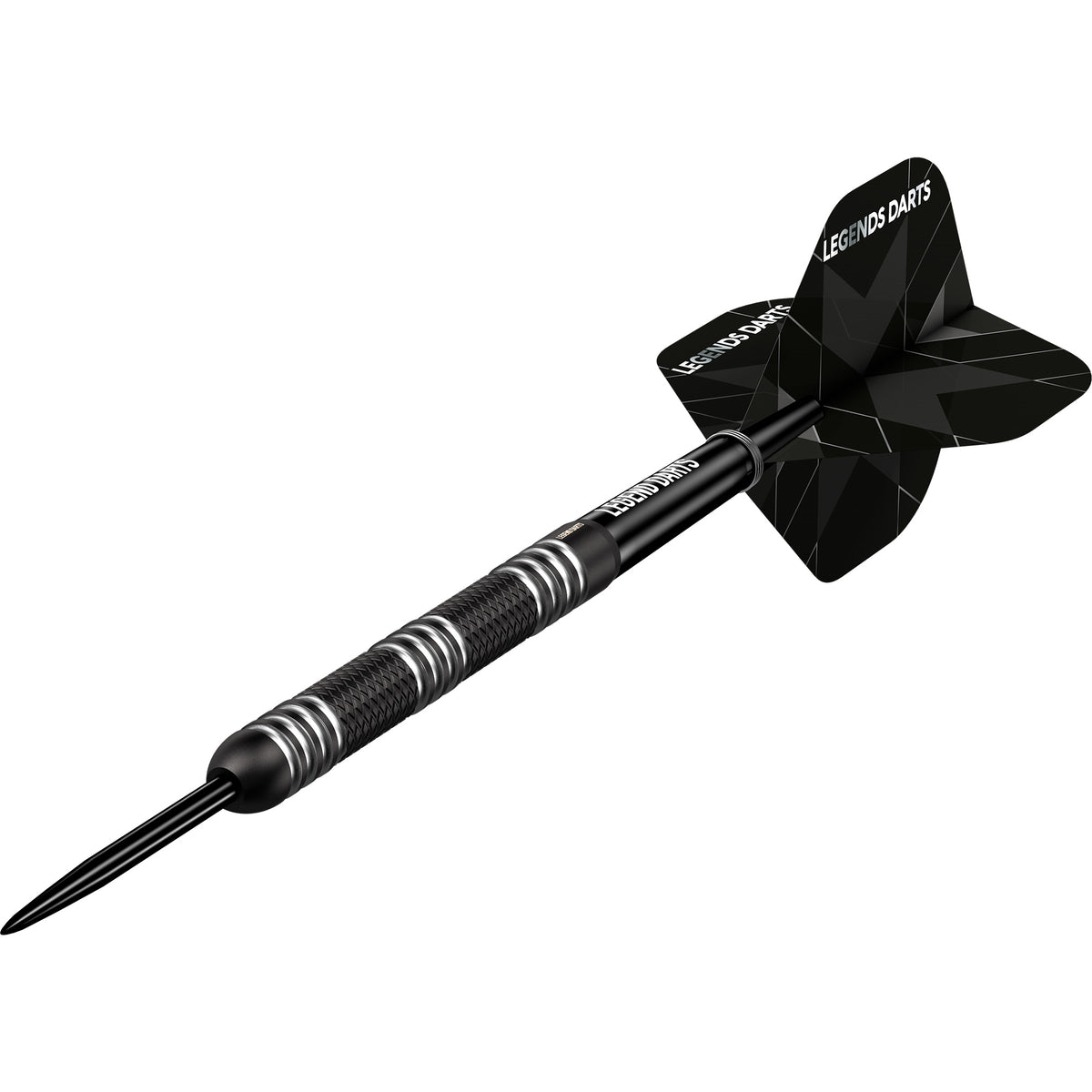 *Legend Darts - Steel Tip - Revolution Series - B02 - Black - Straight Knurled