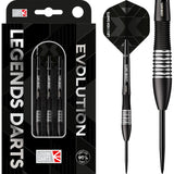*Legend Darts - Steel Tip - Revolution Series - B05 - Black - Bullet Shark