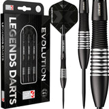 *Legend Darts - Steel Tip - Revolution Series - B05 - Black - Bullet Shark