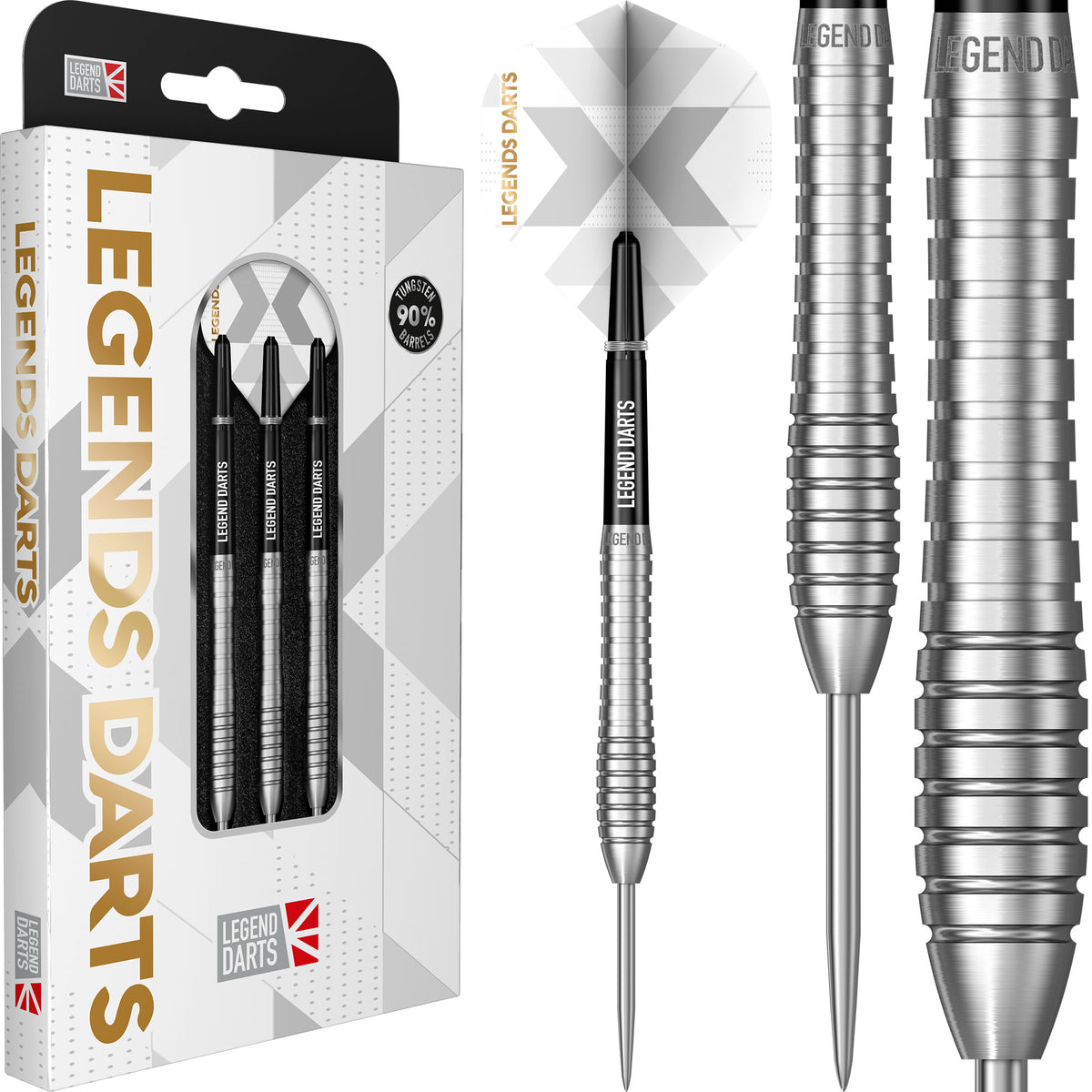 Legend Darts - Steel Tip - 90% Tungsten - Pro Series - V14 - Torpedo Curve