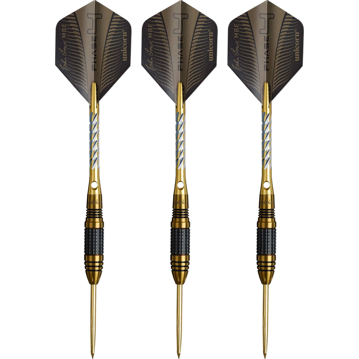 Unicorn World Champion Darts - Steel Tip - 90% Tungsten - John Lowe - Phase 4