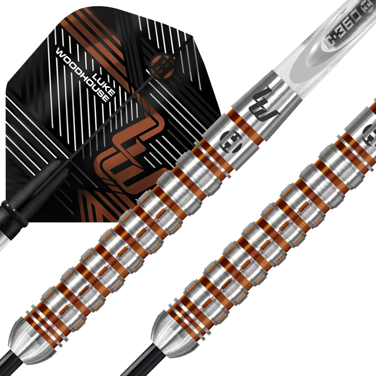 *Harrows Luke Woodhouse Darts - Woody - Steel Tip - 90% Tungsten - Series 2