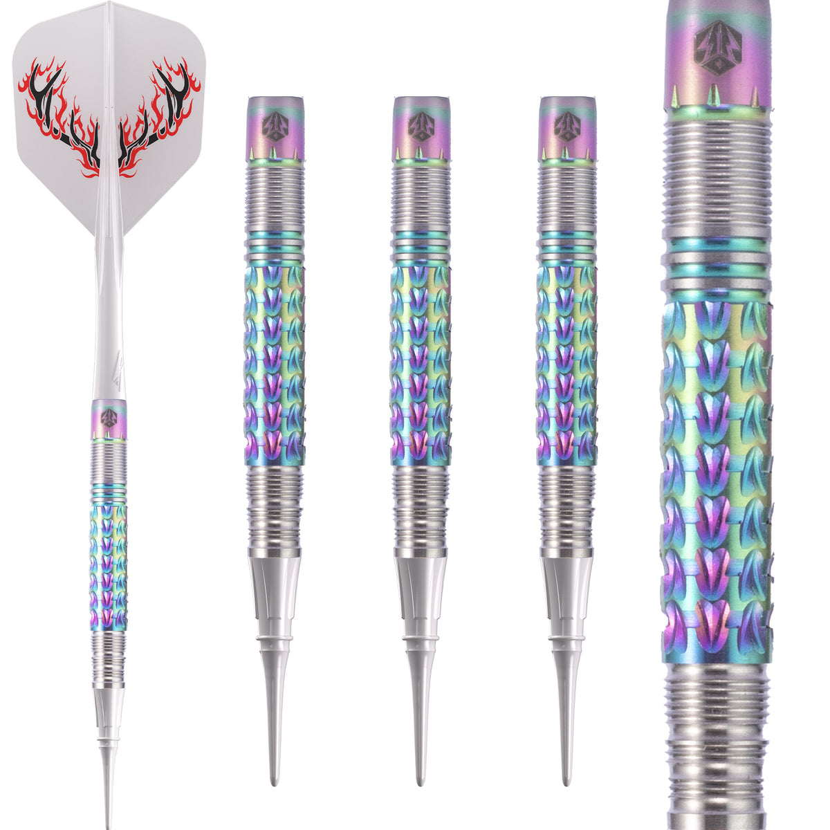 Caliburn Player Darts - Soft Tip - 95% Tungsten - Rynit