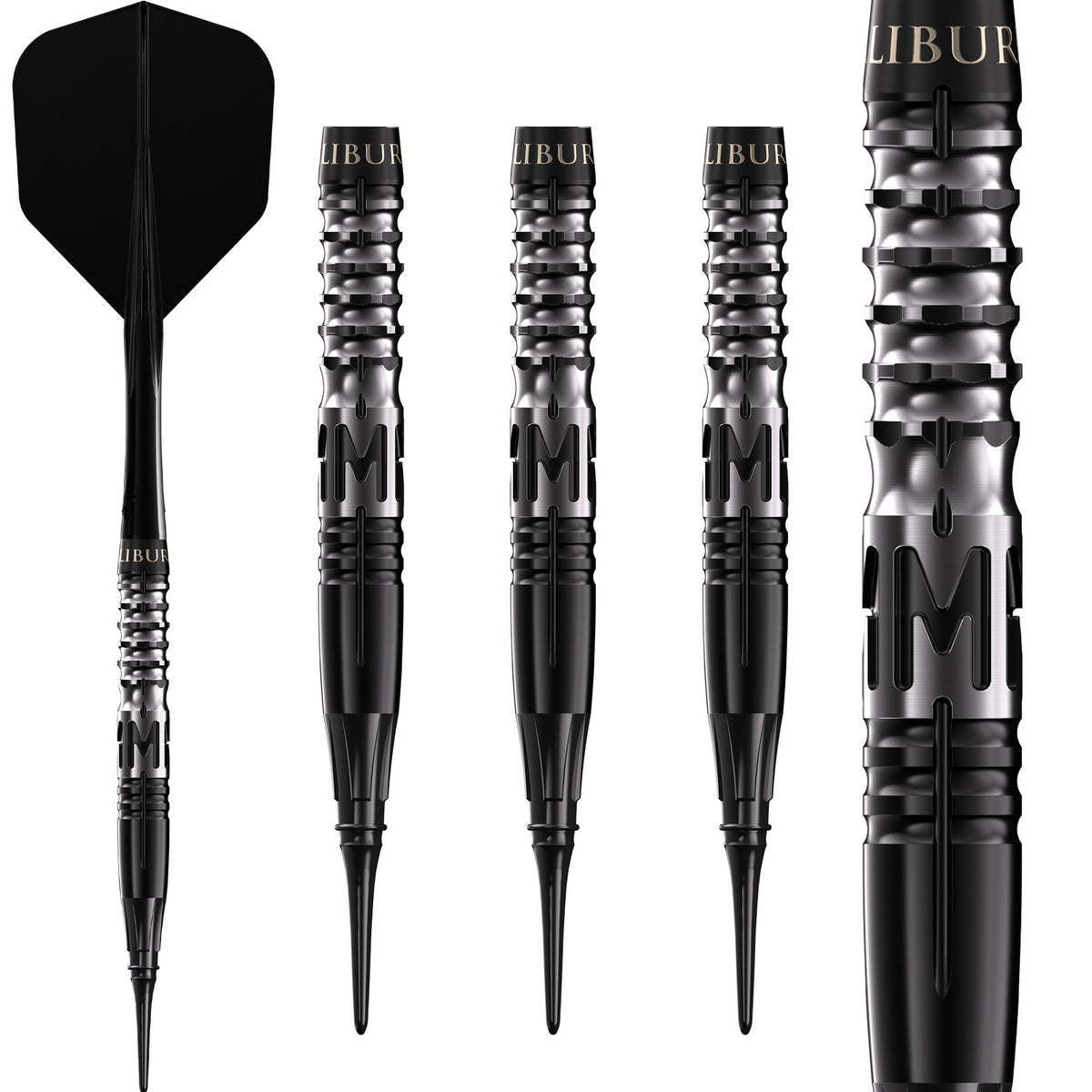 Caliburn Player Darts - Soft Tip - 95% Tungsten - Mak - 19.5g