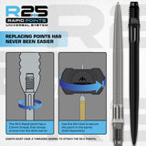 Mission R2.5 Rapid Dart Points - Steel Tip - MG1