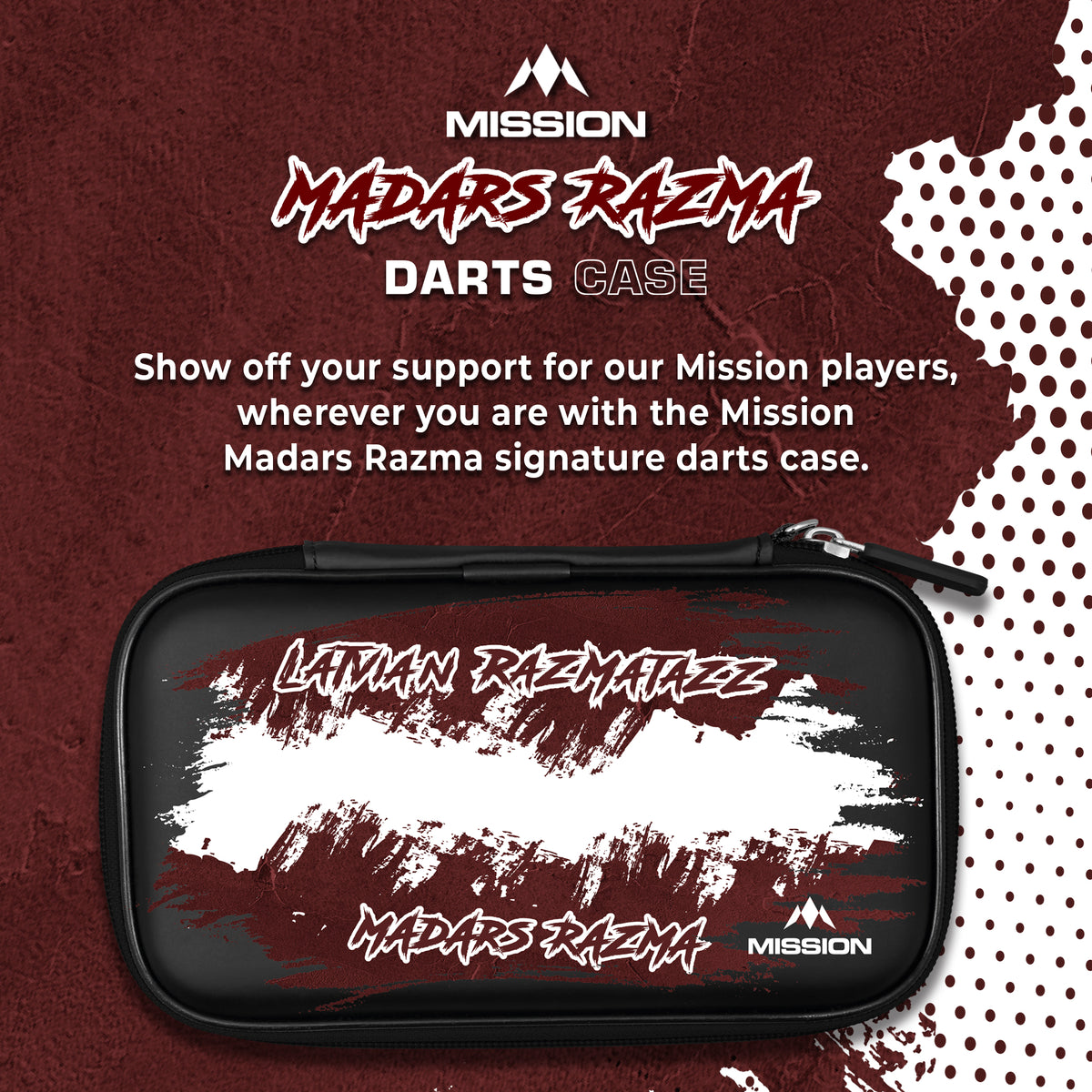 Mission Darts Players- EVA Dart Case - Madars Razma