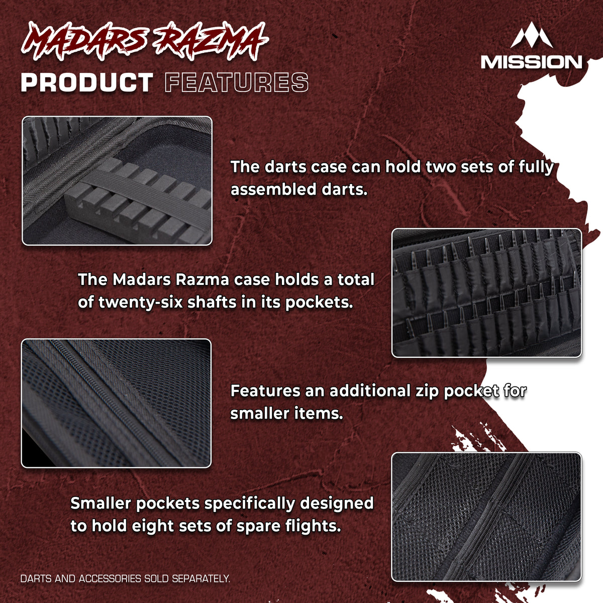 Mission Darts Players- EVA Dart Case - Madars Razma