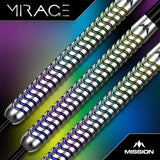 Mission Mirage Darts - Steel Tip - 90% Tungsten