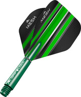 Mission Mesh No2 Dart Flights Combo With Griplock Shafts