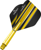 Mission Mesh No2 Dart Flights Combo With Griplock Shafts