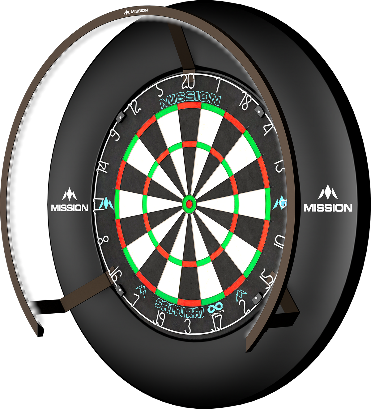 Mission Torus 270 Dartboard Lighting - Bright White Light