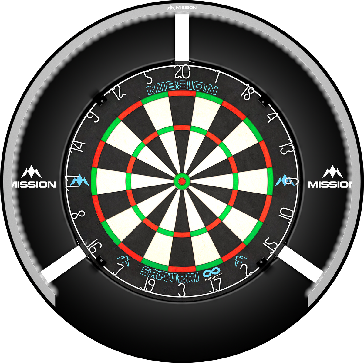 Mission Torus 270 Dartboard Lighting - Bright White Light